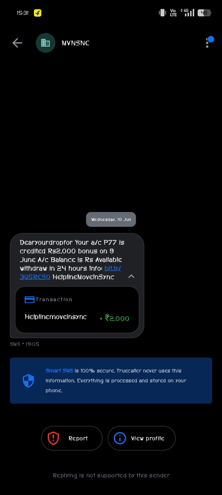 don't click on these type of links 