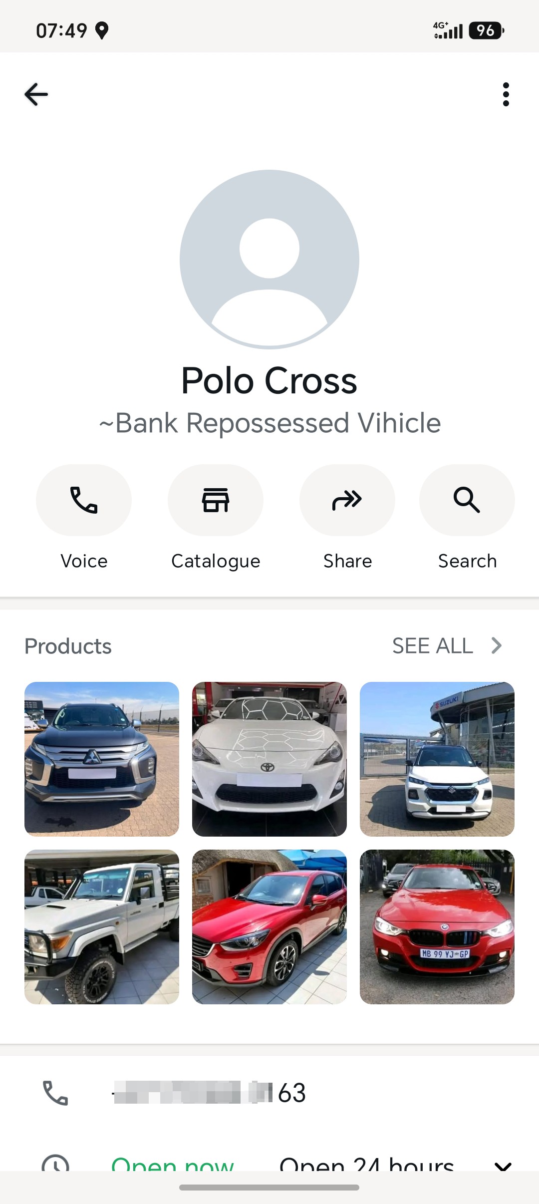 Deposit for a car with fake bank release story