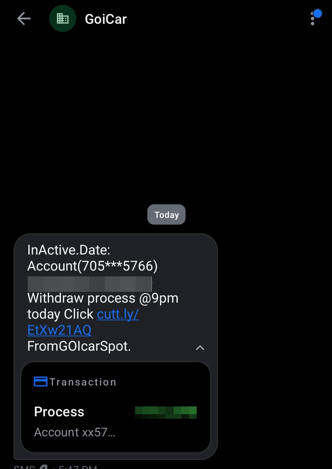money credit scam 