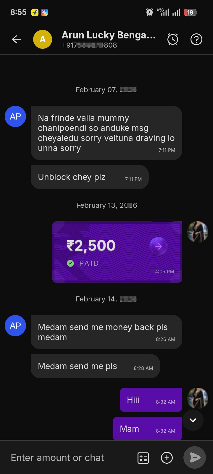 Arun Jobs scammer Fraud Person 