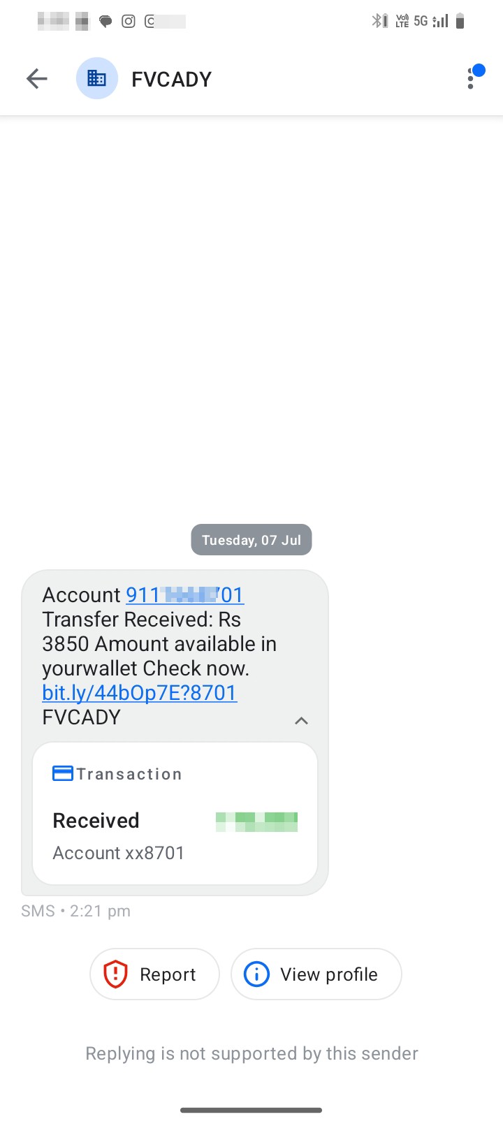 This message has arrived.