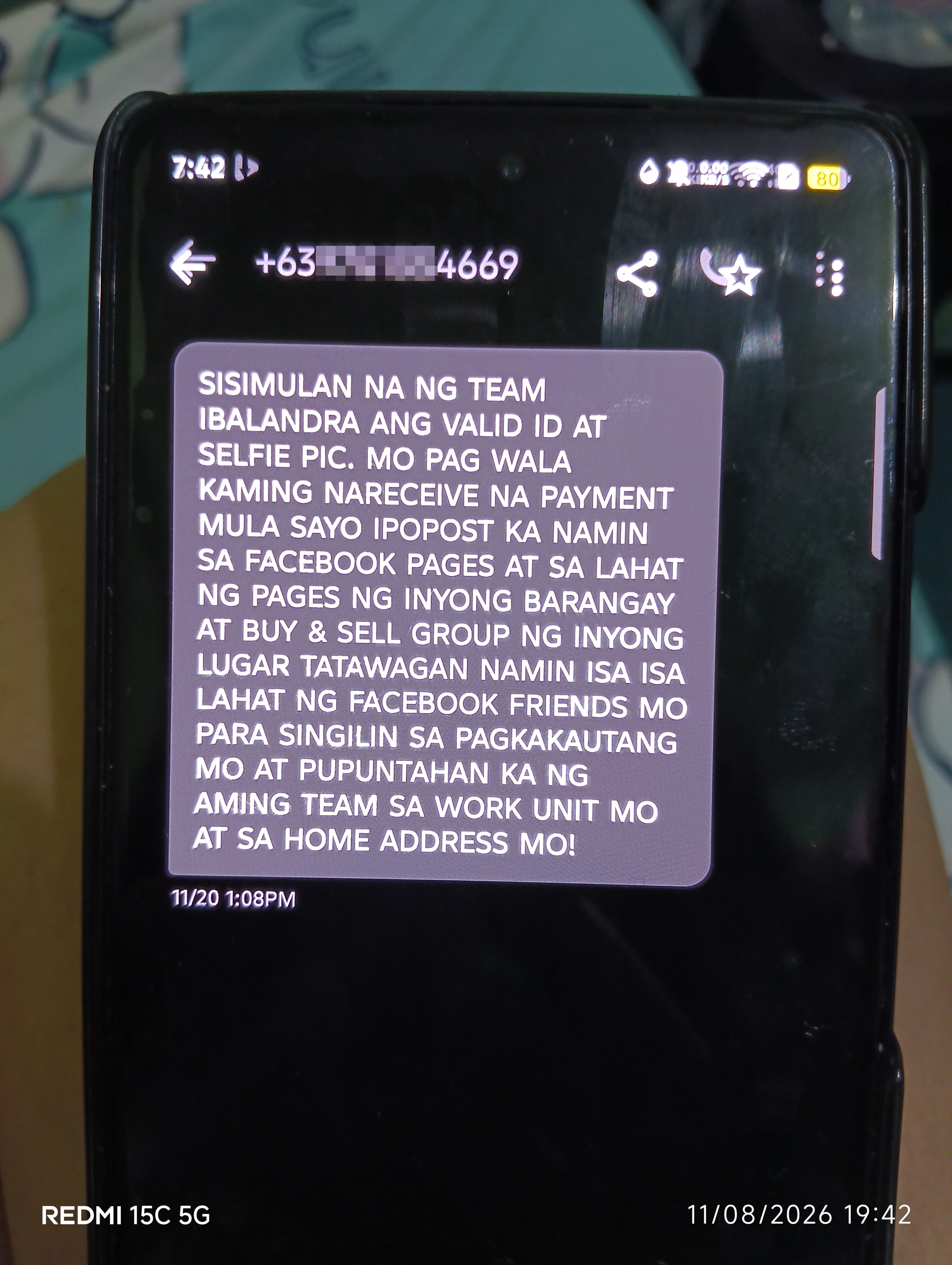 harassment and scam - image 2