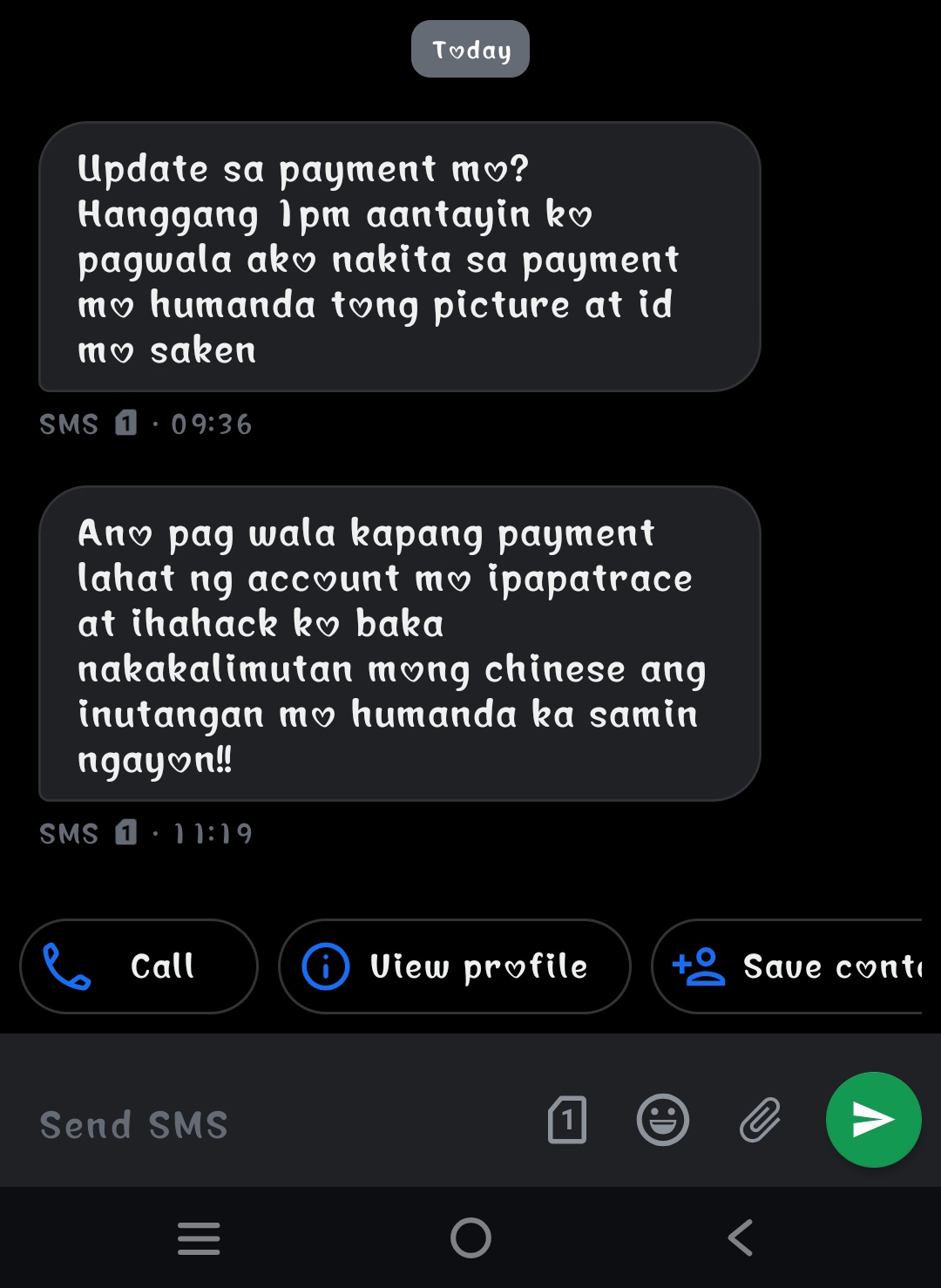 harrassment