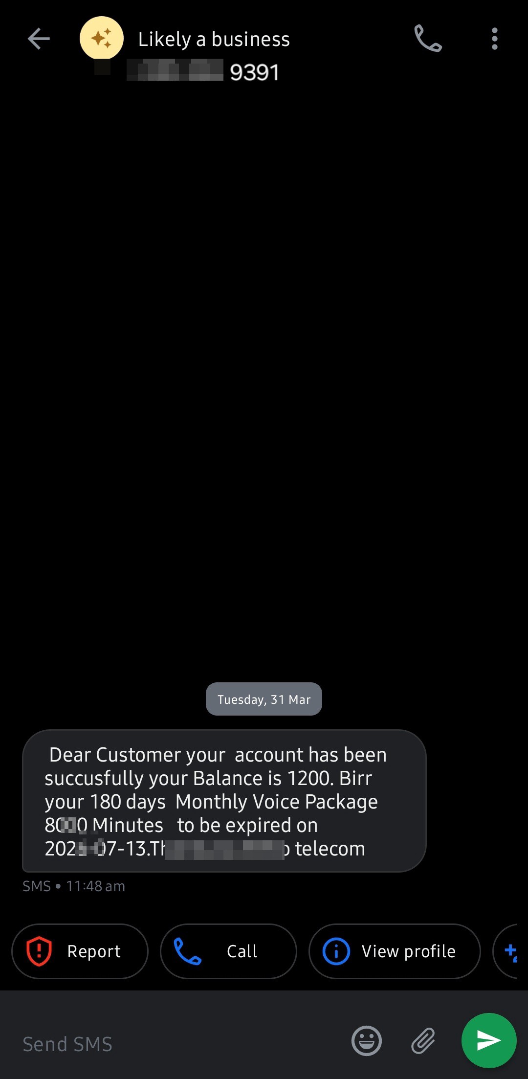 A scamer shered me Froude text🙏