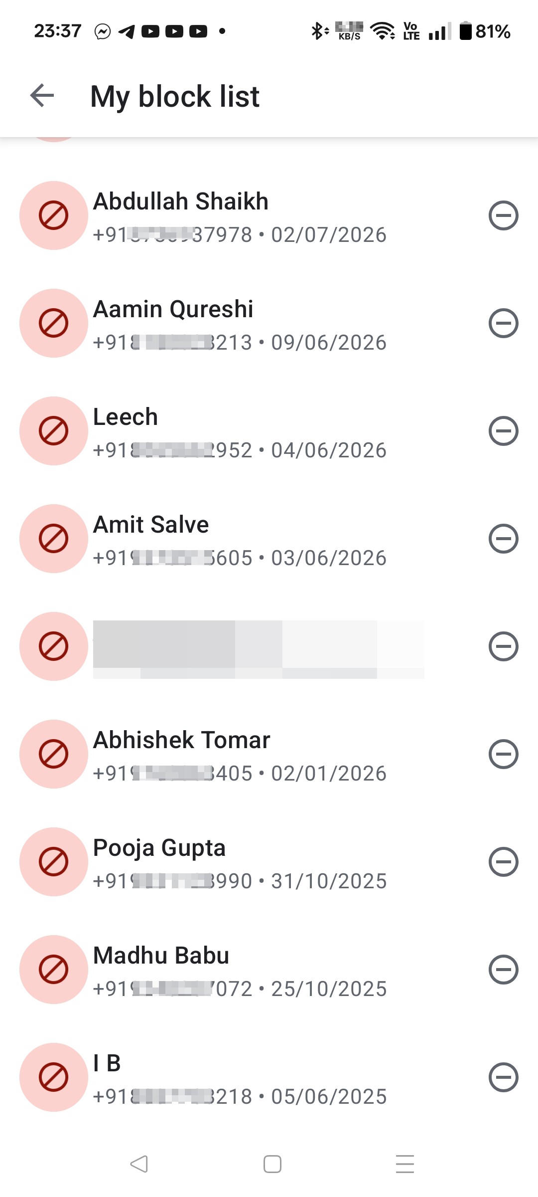 Truecaller no. is detected 