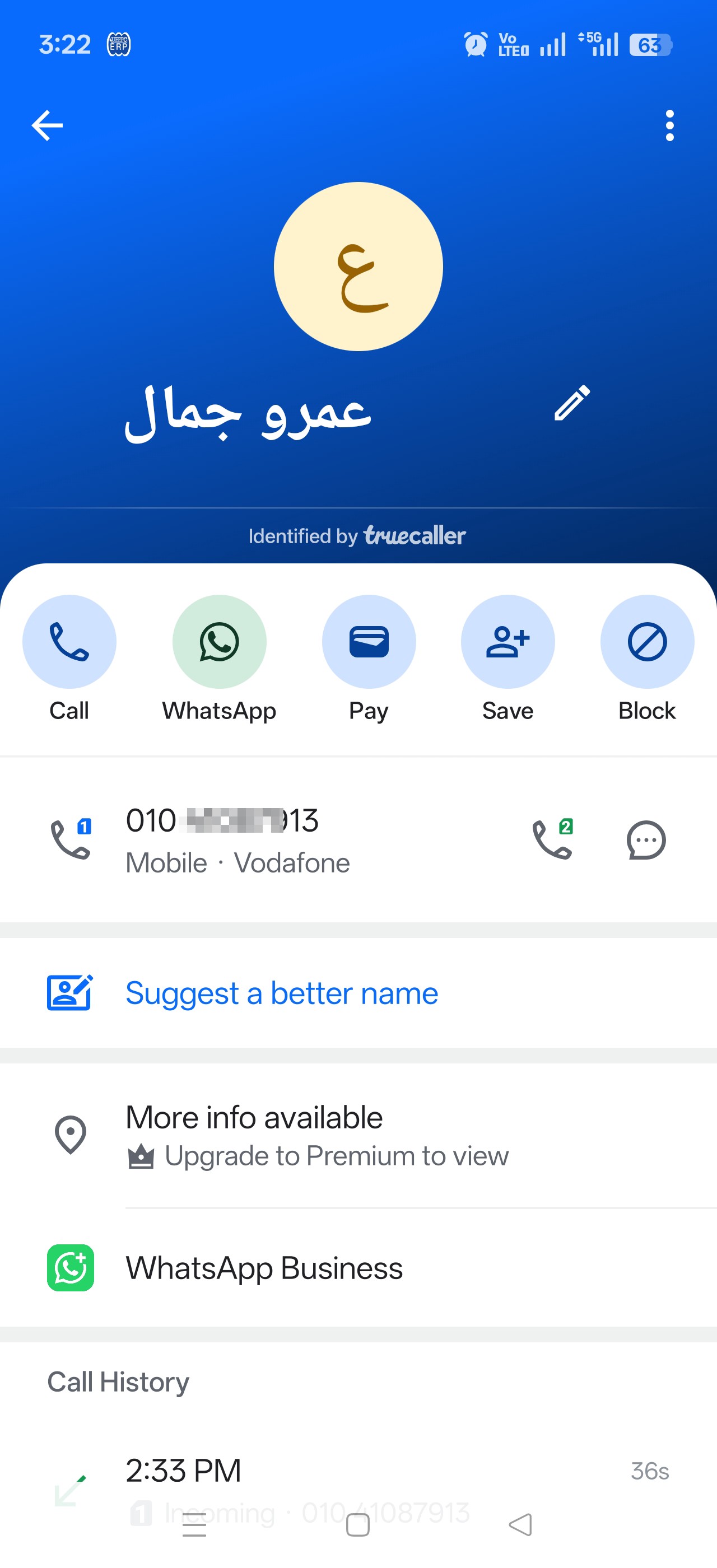 Vodafone Cash scammer