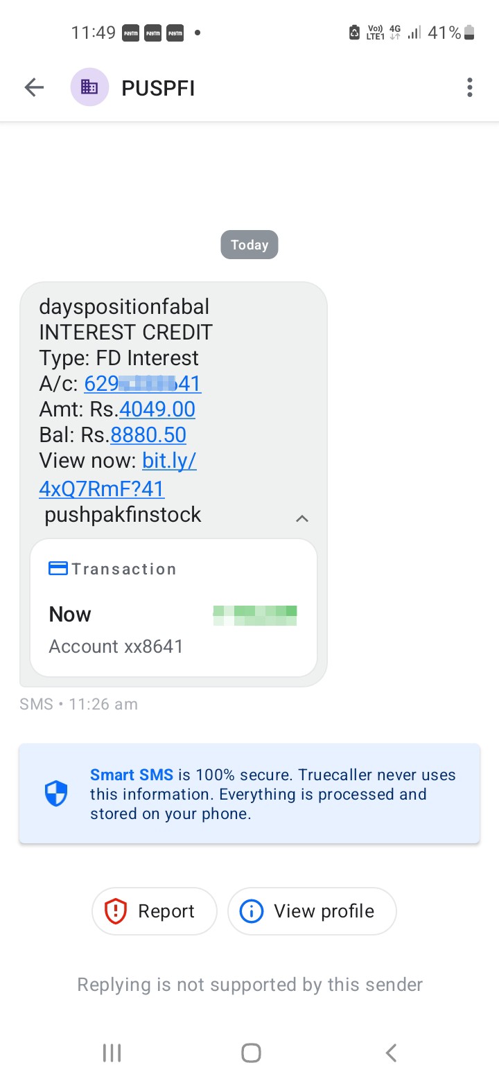 Block fake SMS