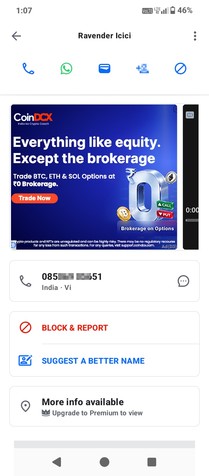 non-icici fraud members repeat calls for scam money