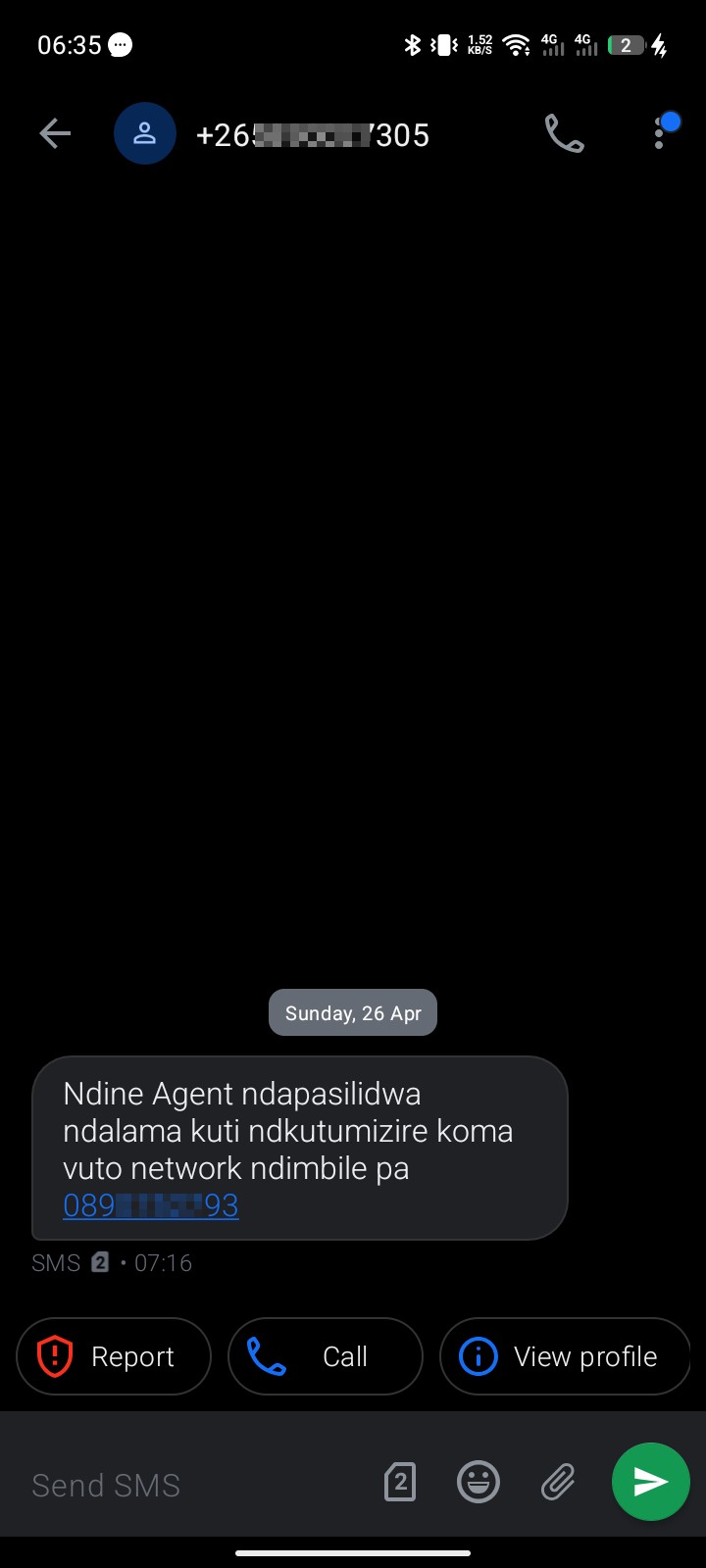 Someone wanted to Scam me