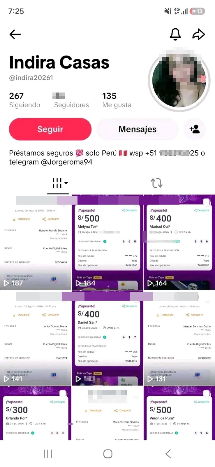 scammer "Jorge Romario de la Cruz Guerra" - image 3