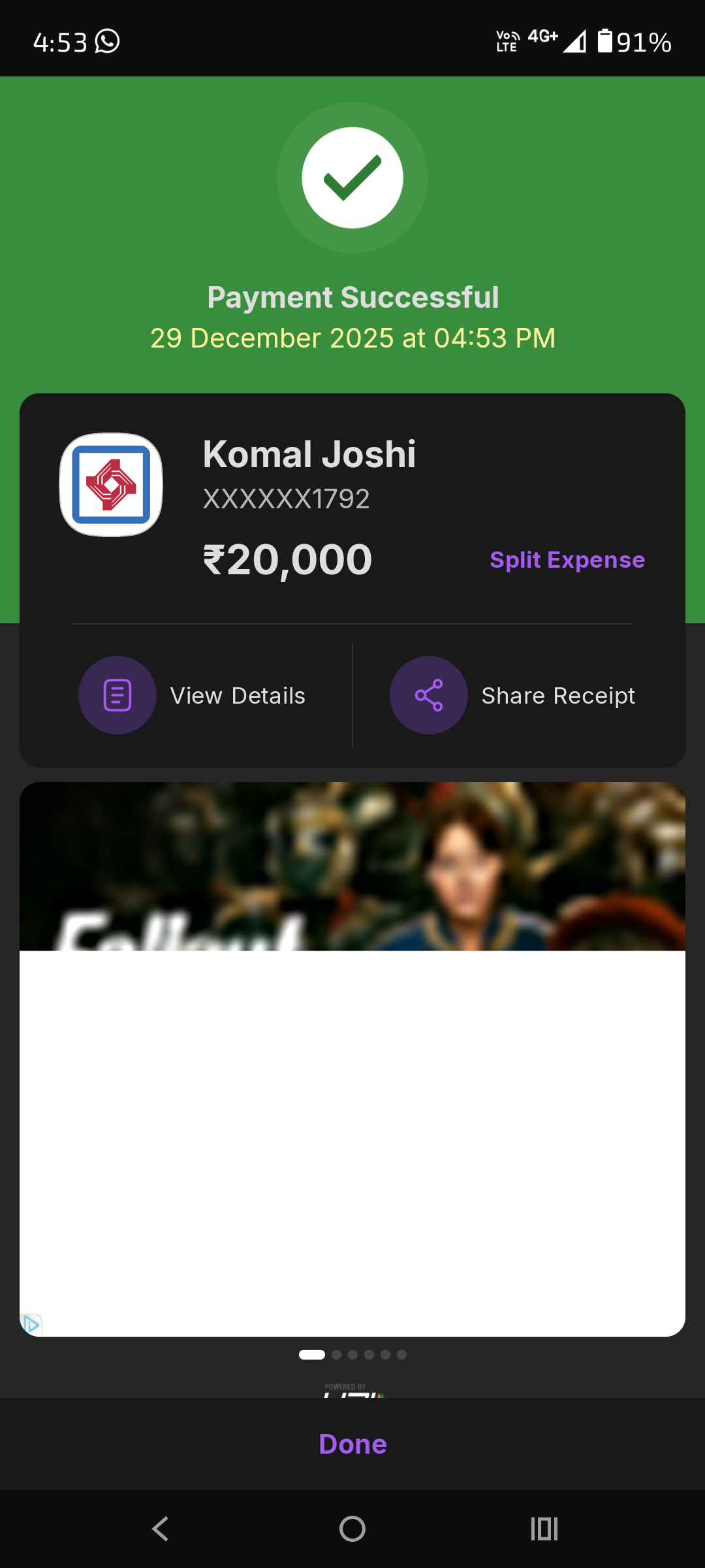 The delivery company asked for money for clearance charges. - image 4