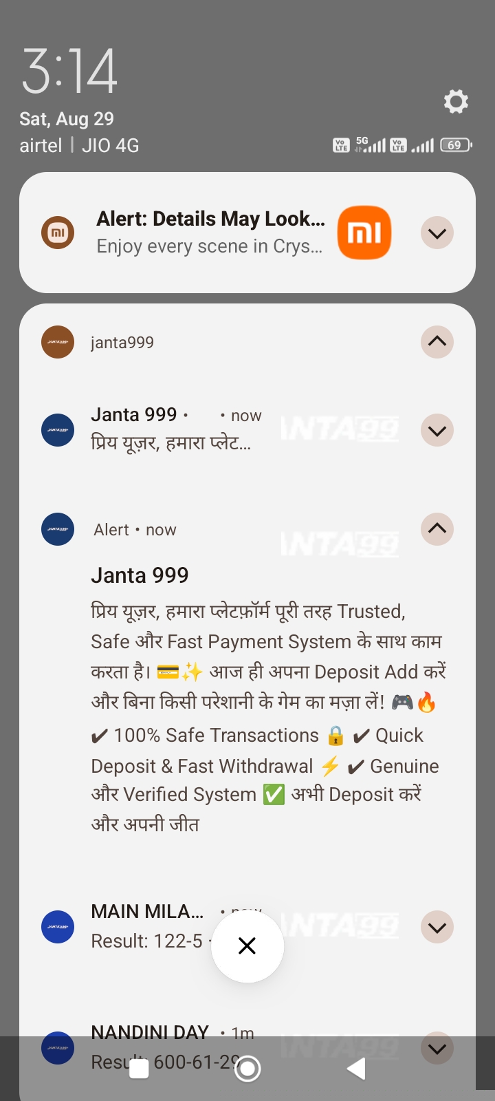 They are asking for a charge of 960 to make a deposit.