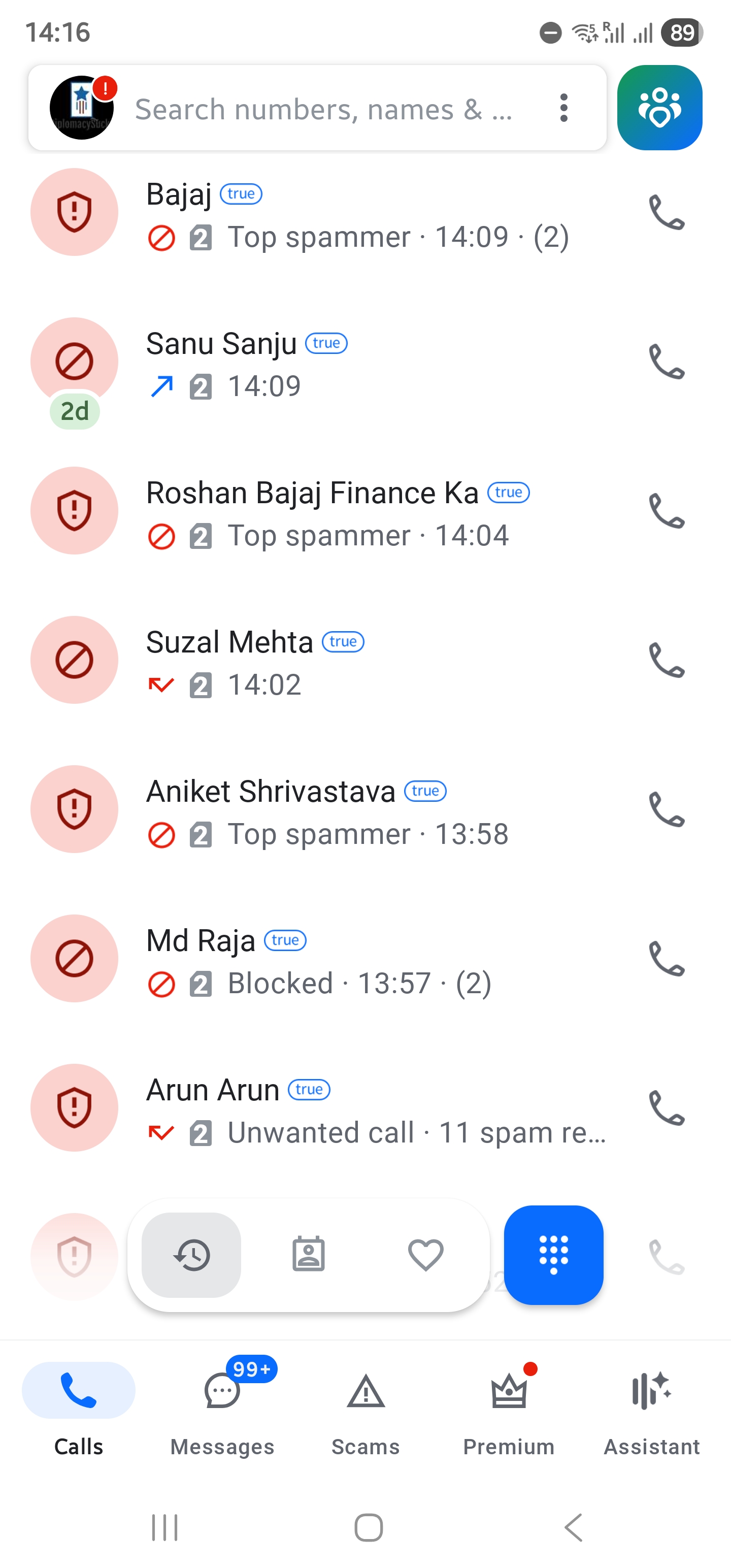 unlimited fraud calls from bajaj finserv