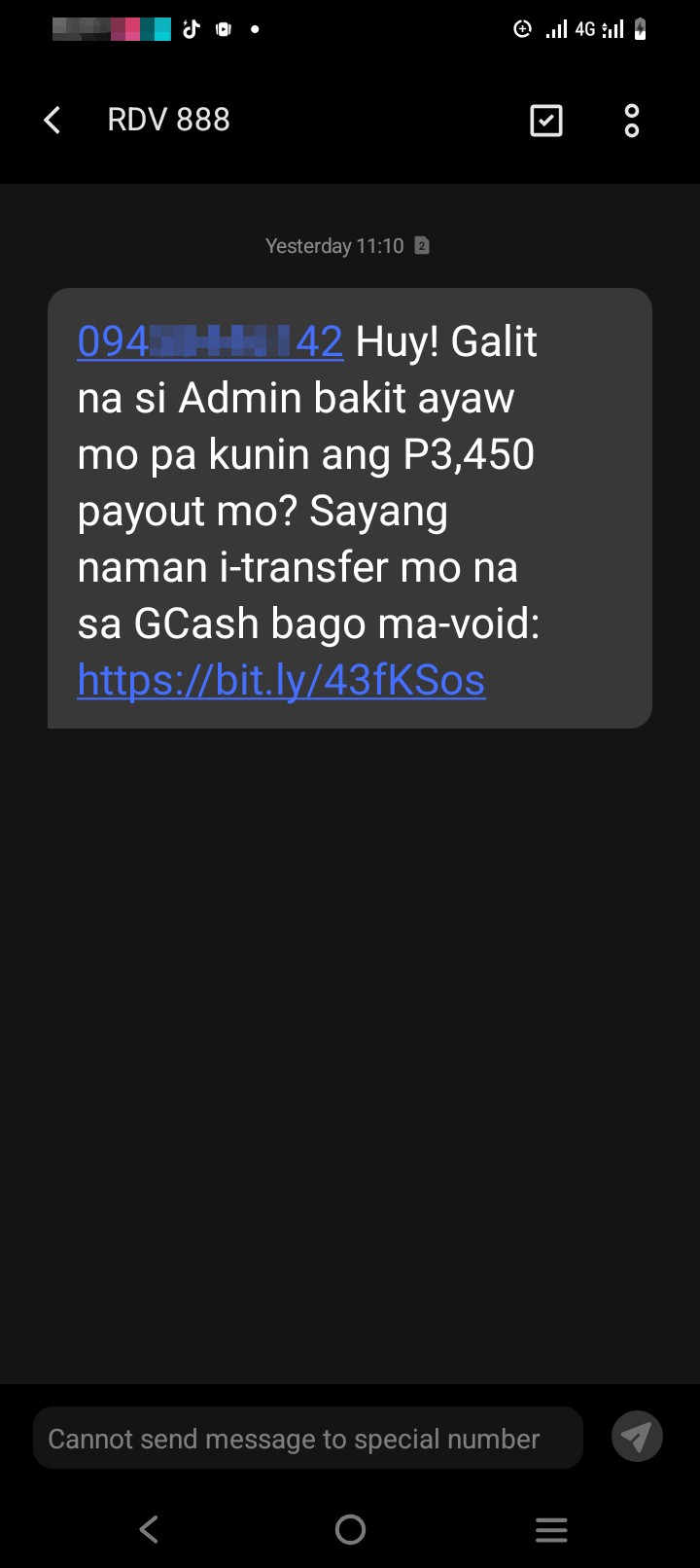 I recieved a txt message  - image 2