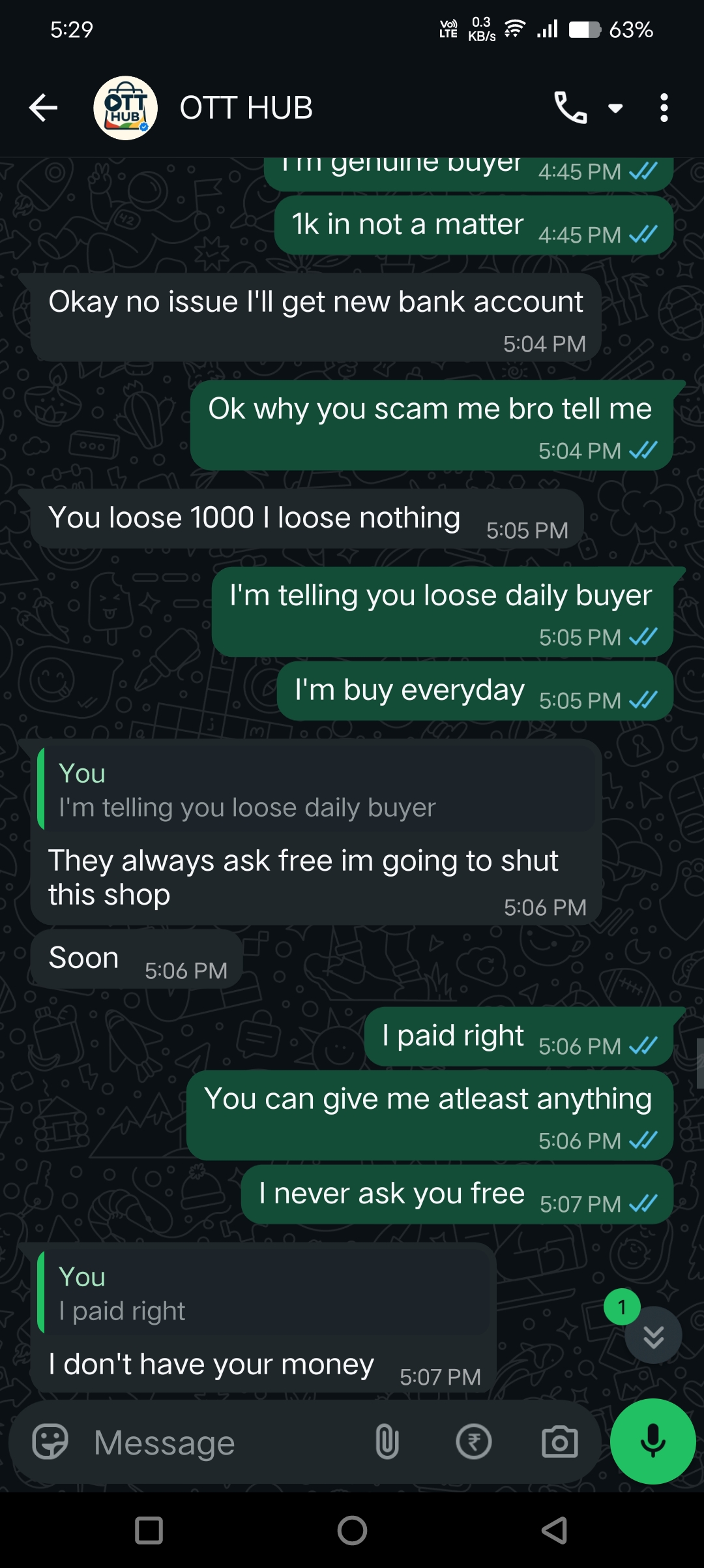 OTT scam - image 3