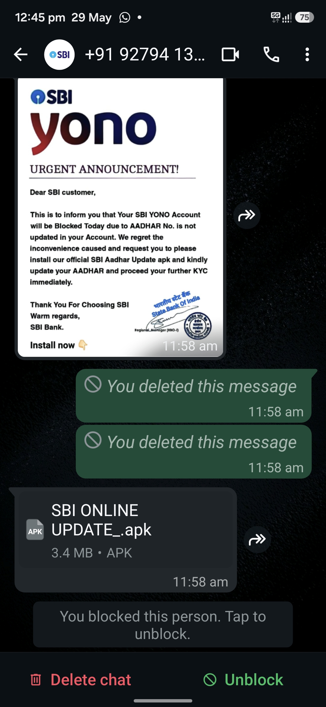 from sbi bank [PHONE]