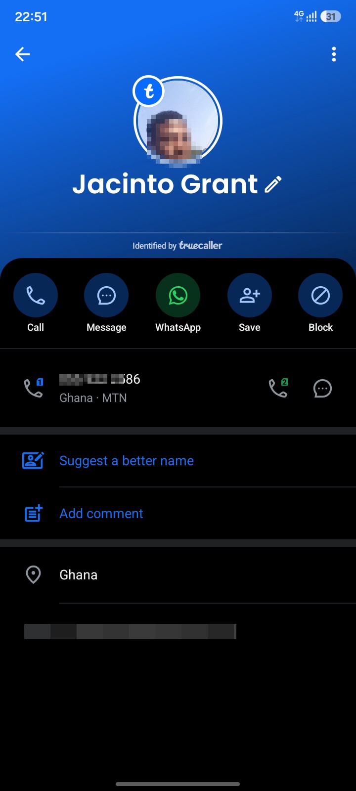 Wrong Profile Information 