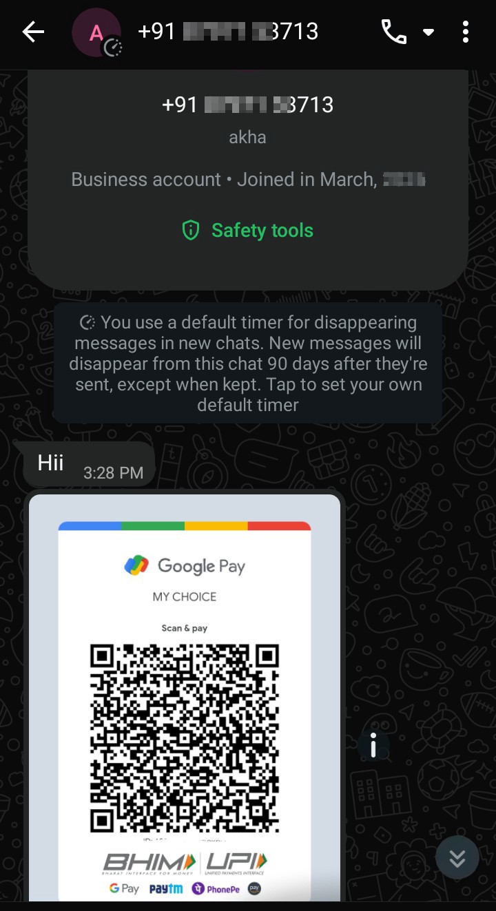 Got a delivery refund scam.