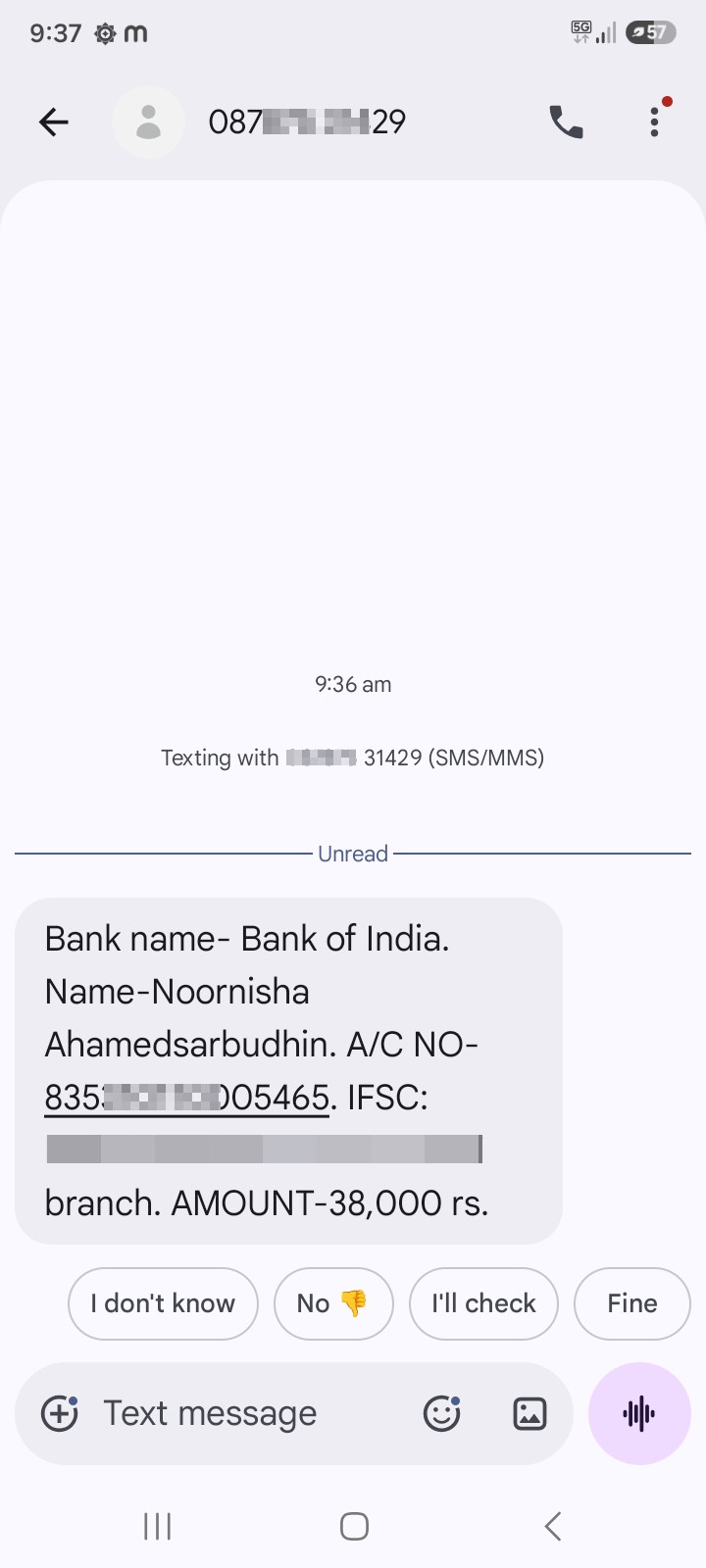 Never fall for such a scam