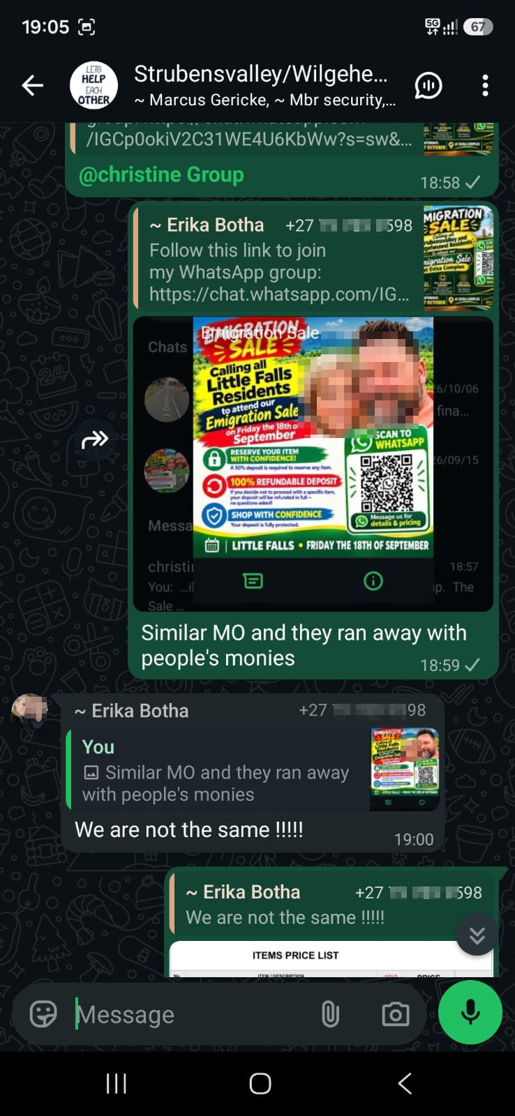 Emigration scam sell