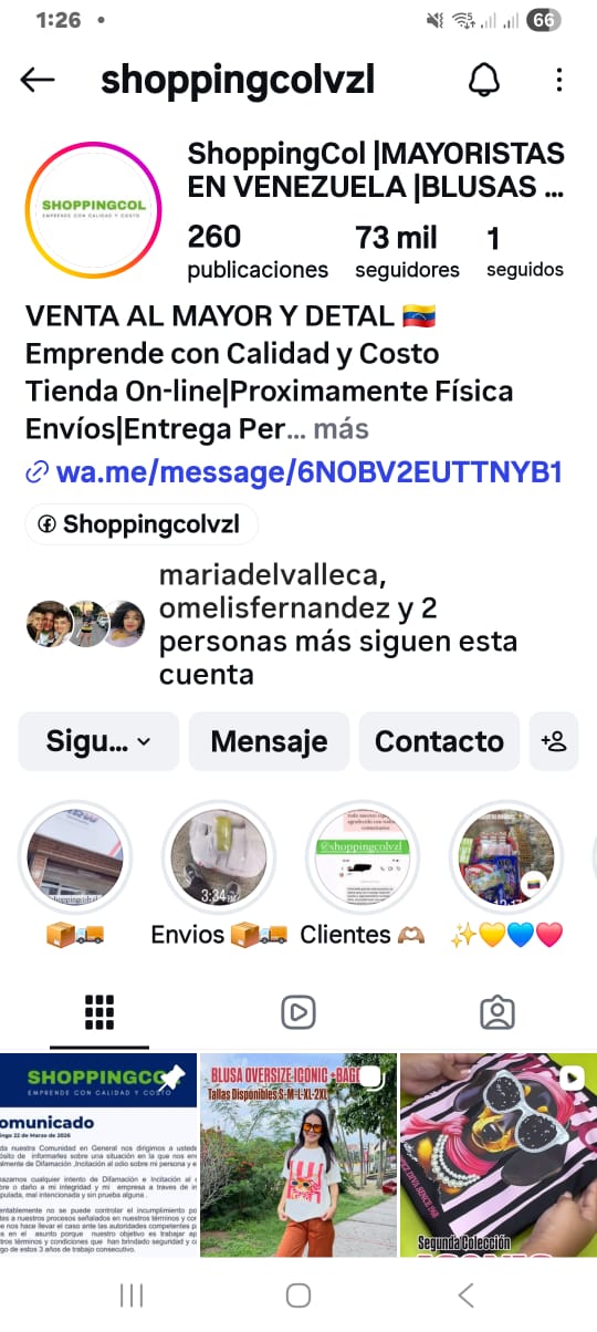 SHOPPINGCOLVZL NO RESPONDEN