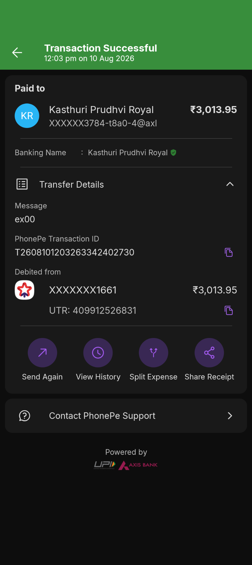 Loan payment warning with threats to send photo