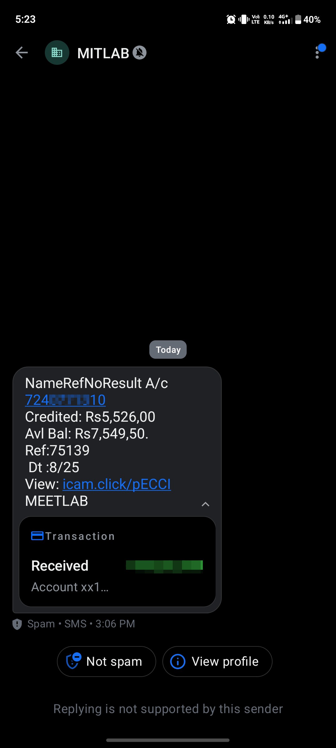 new scam pattern 