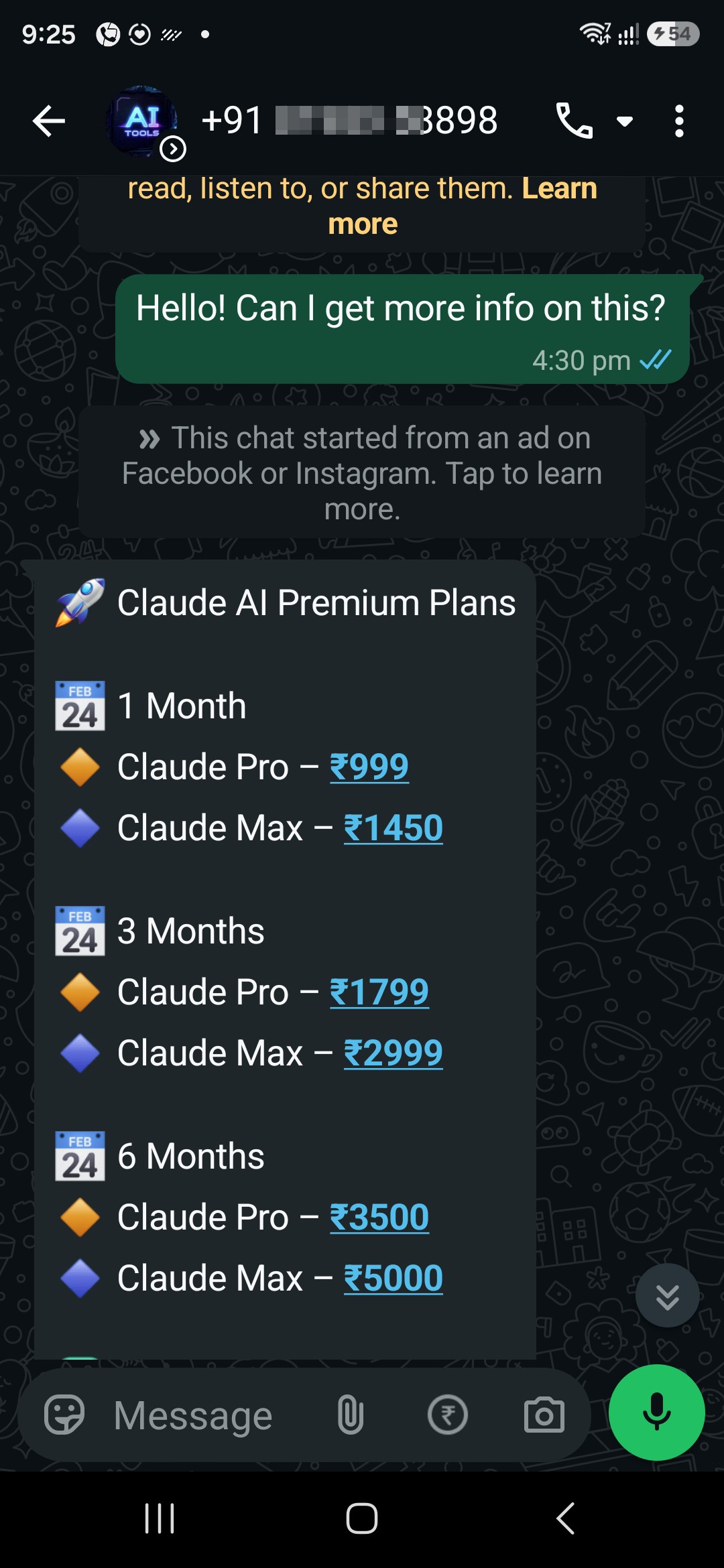 scam in name of claude