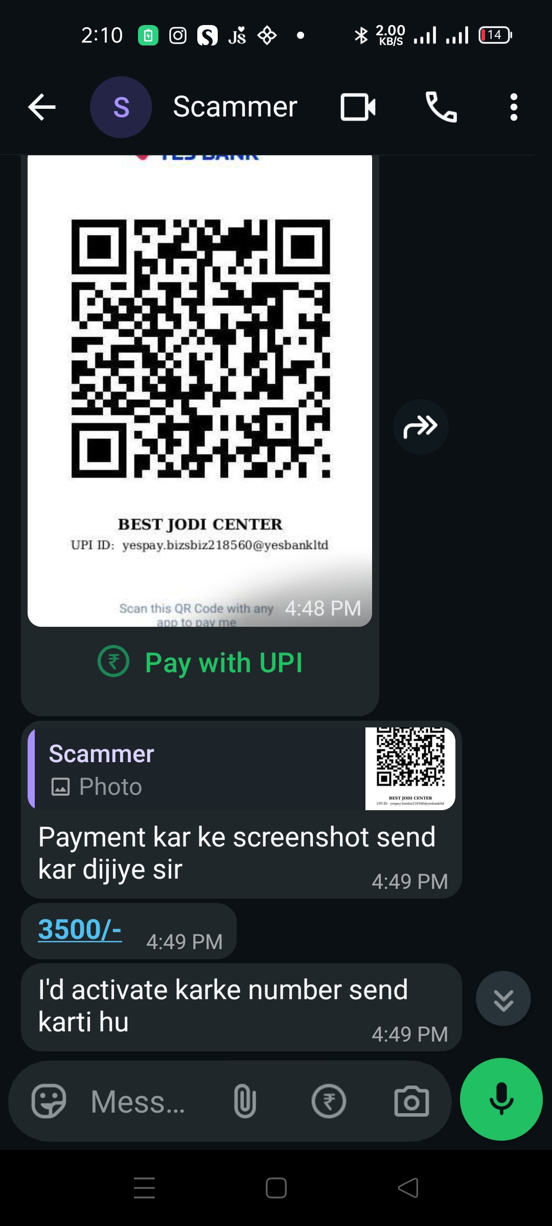 Sangam App (Matrimonial Scam)