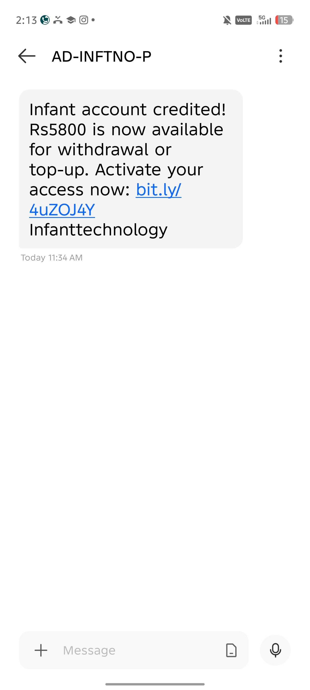 farzi message