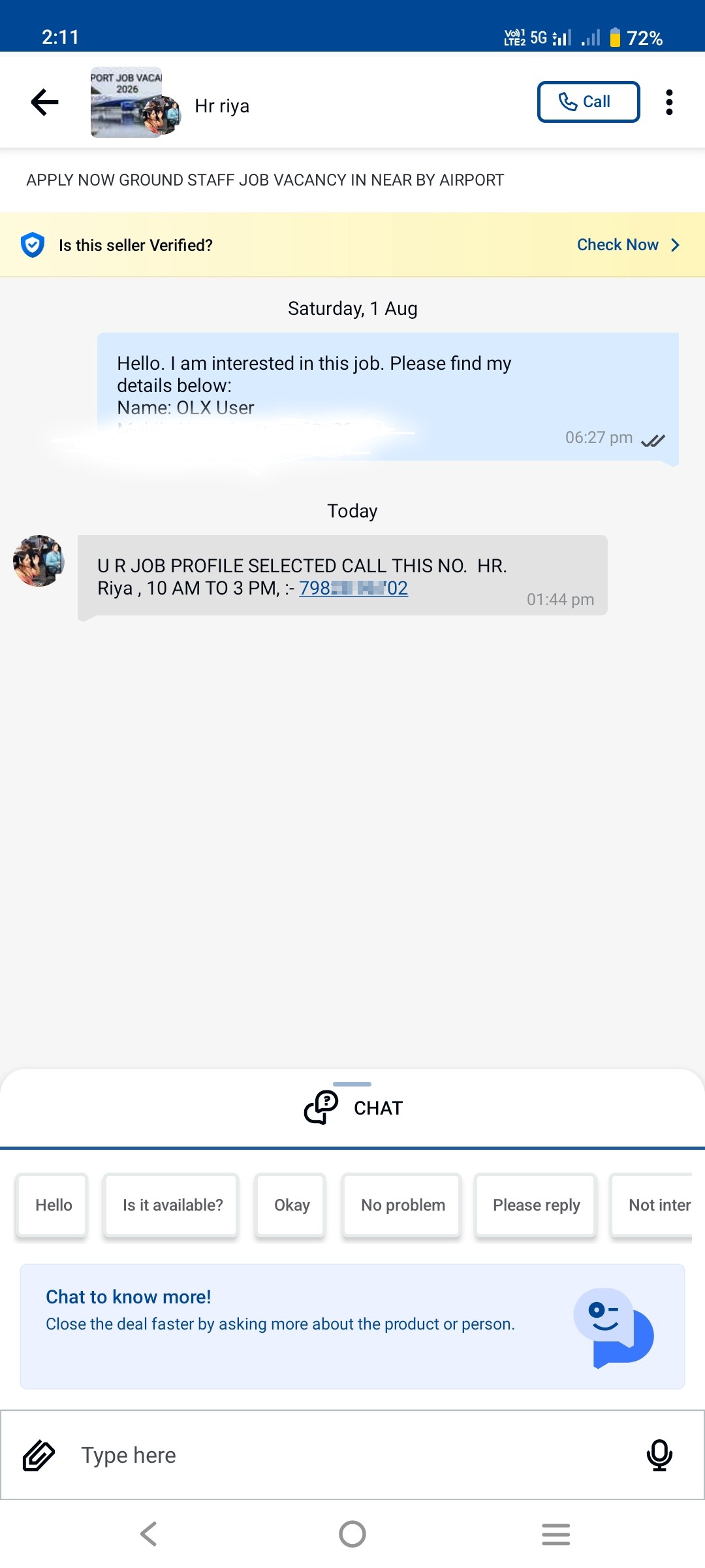 Airport ground staff hiring in OLX  - image 2