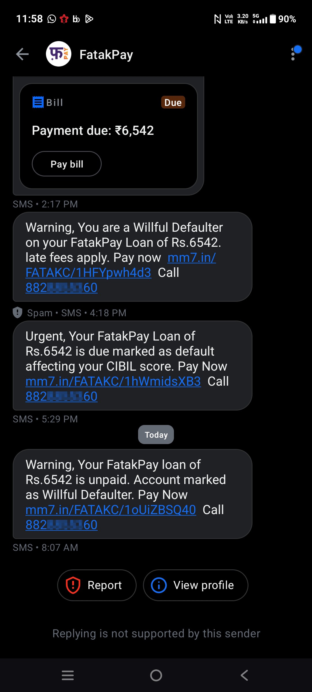Case of overcharging and harassment from FatakPay loan app