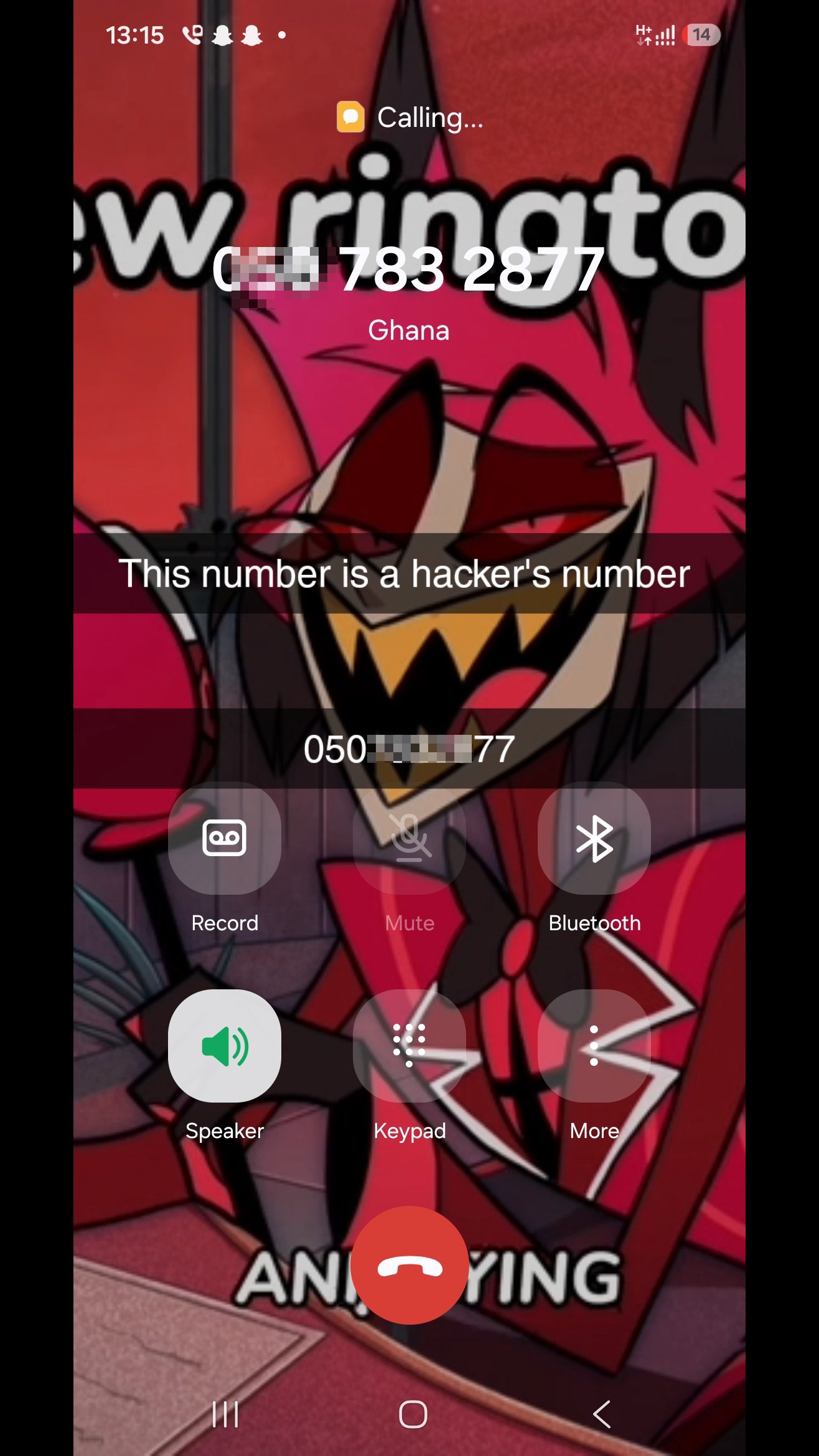 GHANAIAN WHATSAPP SCAMMER