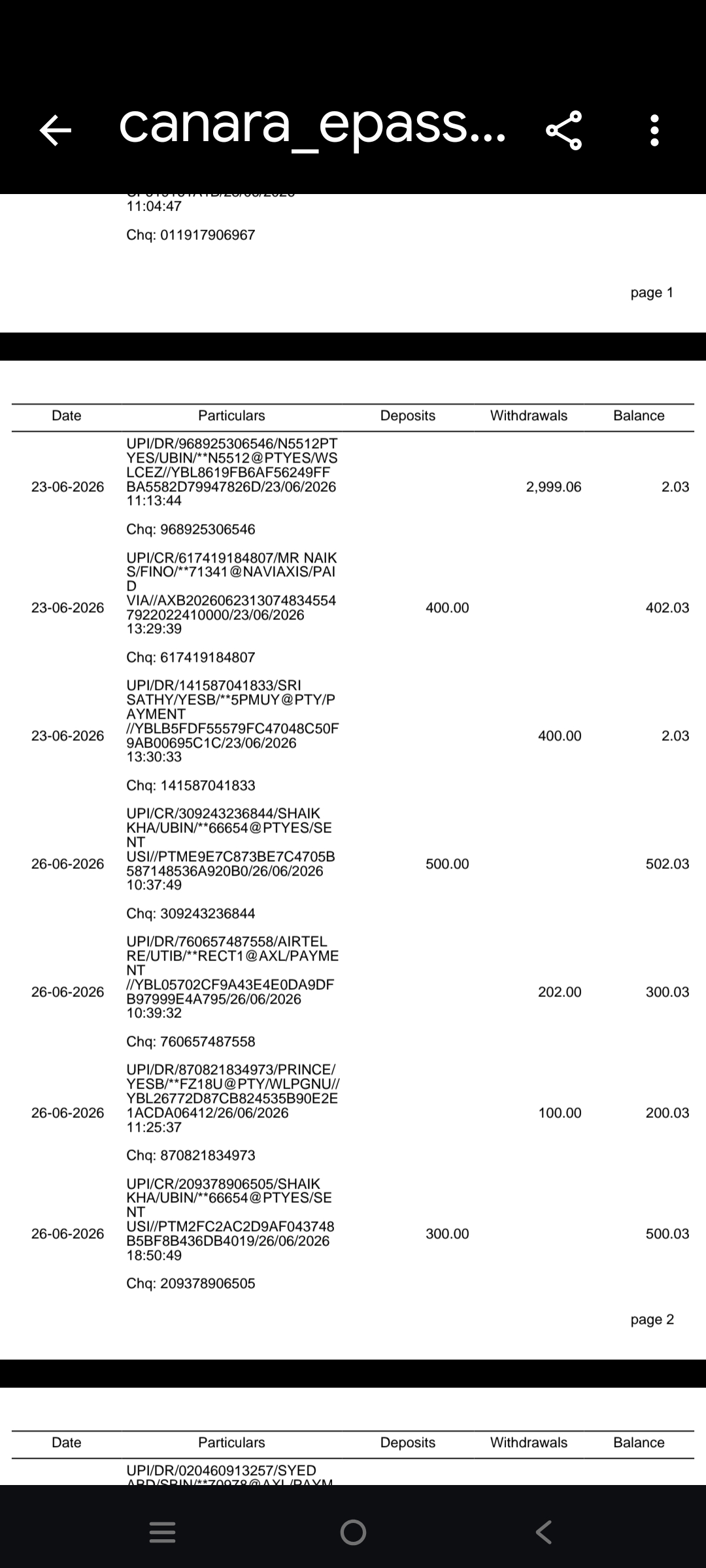sir my withdrawal amount not my account please check the amount  - image 3