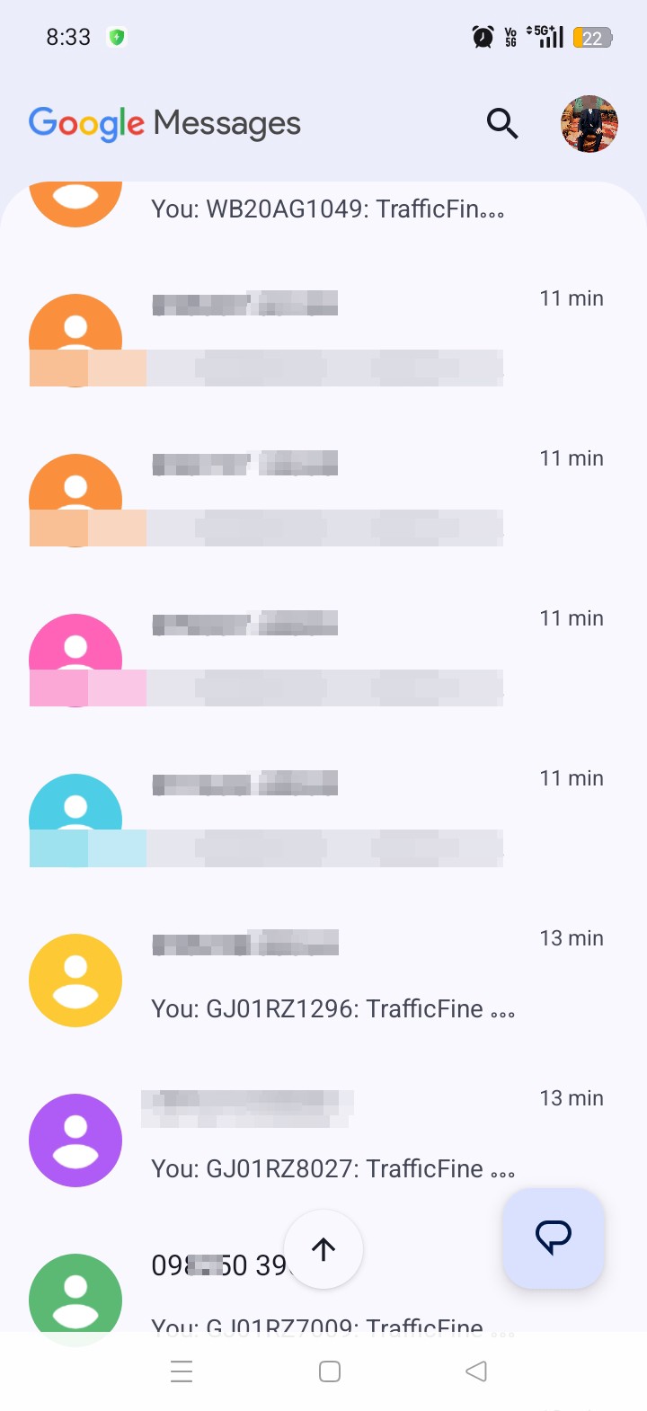 scam message someone send by using my number  - image 2