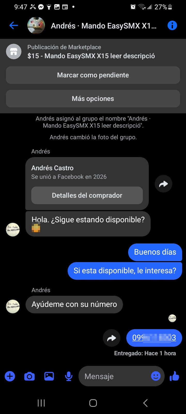Purchase scammer 