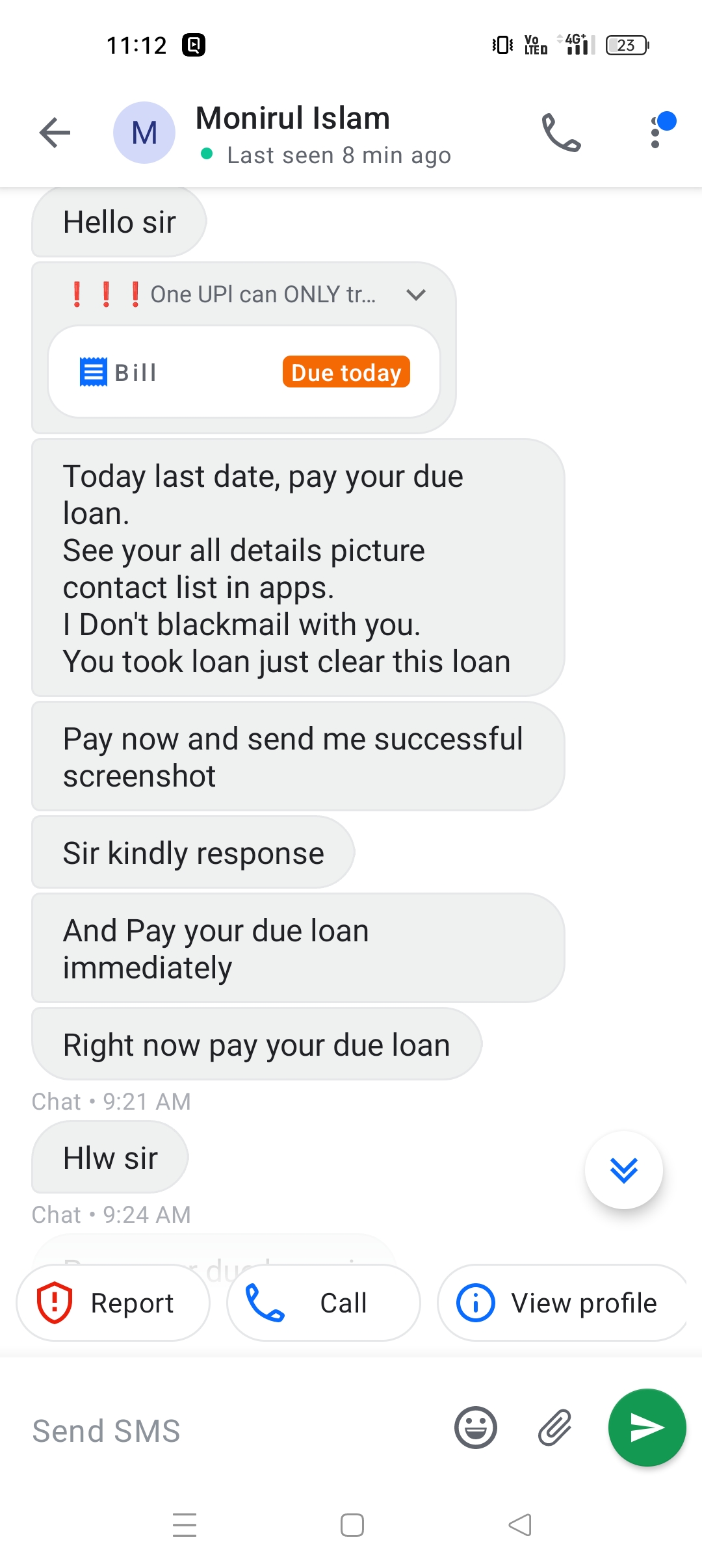 don't keep loan 