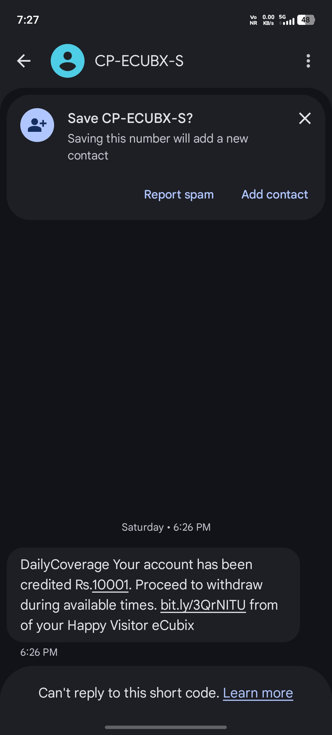 Credit Account 