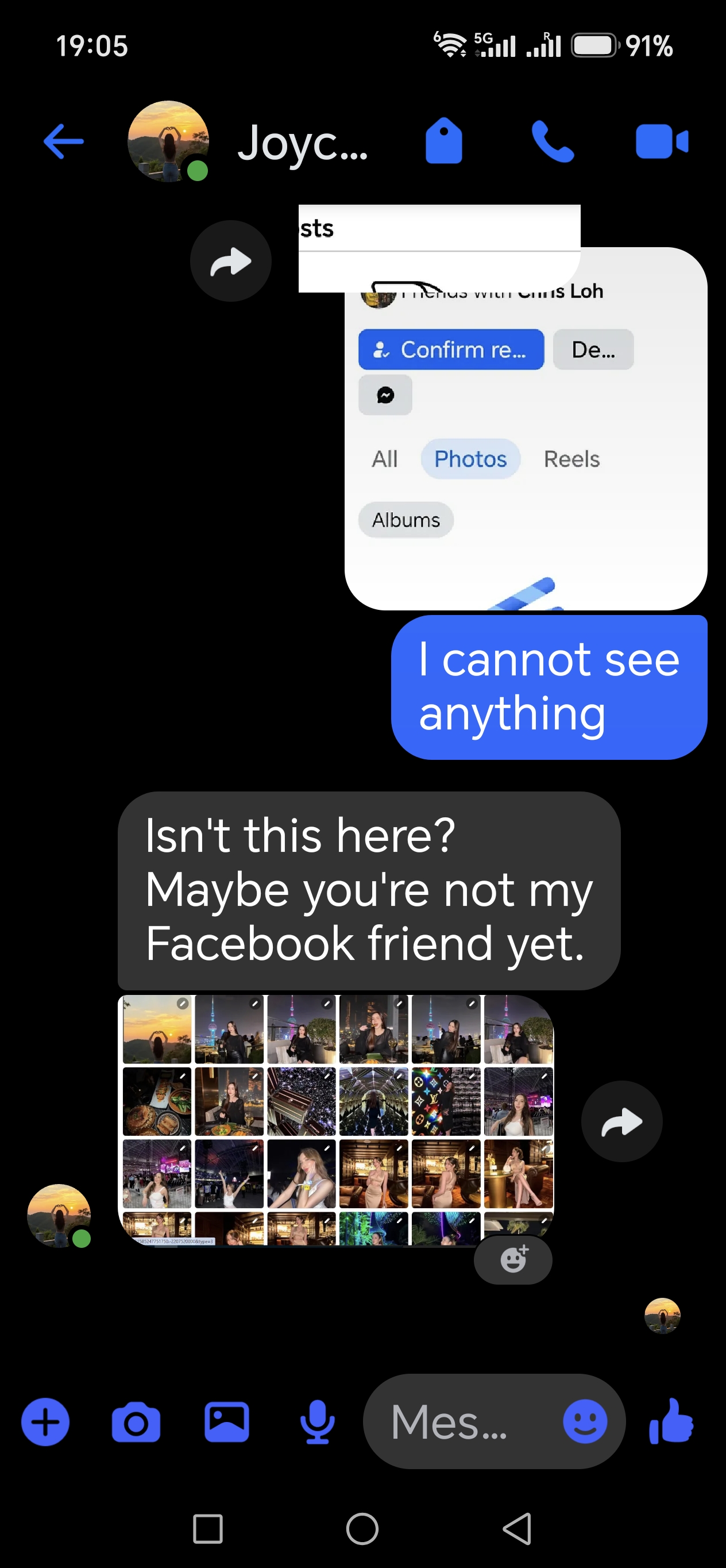 unsure of the person,for adding me - image 3