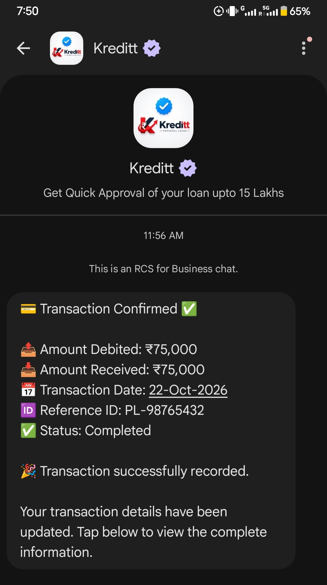 Sms this type of scams 