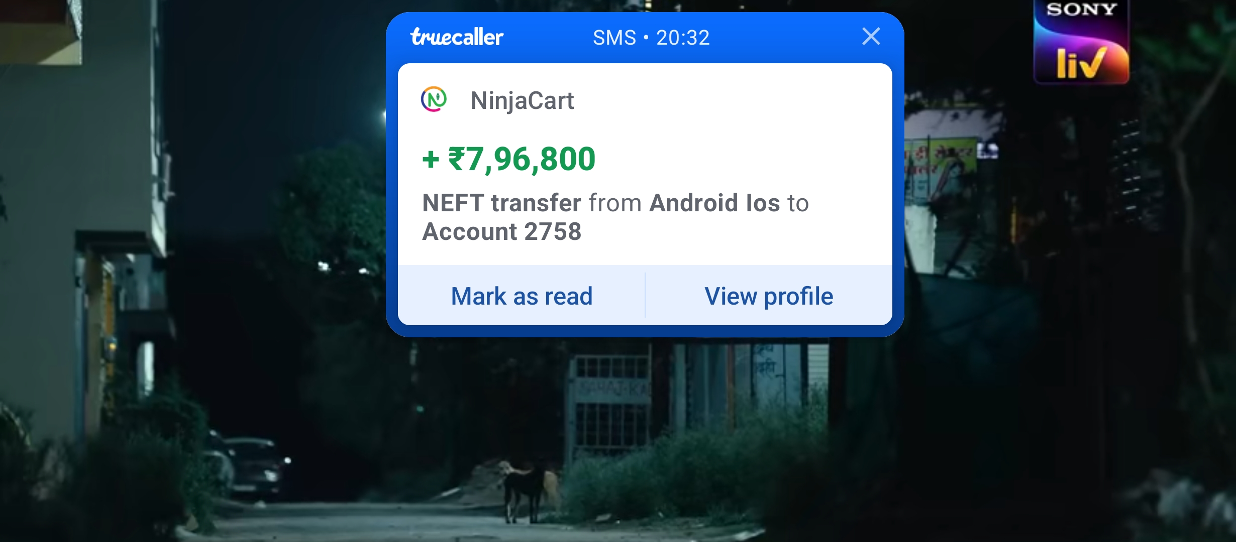 It is completely fake