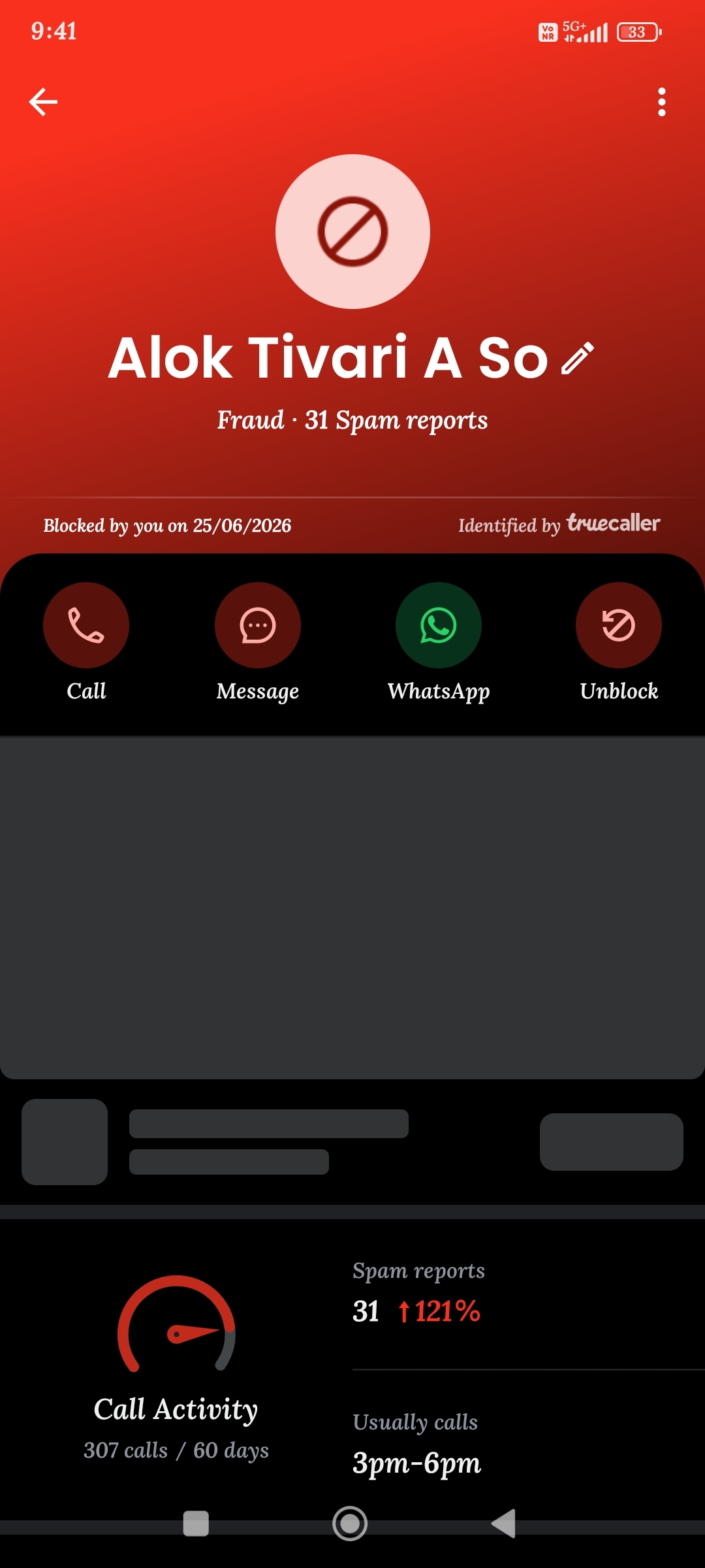 A call of a few minutes can create days of mental stress. Stay aware, stay alert, and never let fear