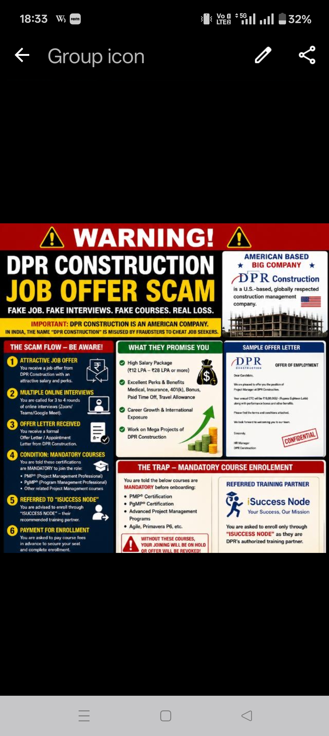 beware of such Scams 