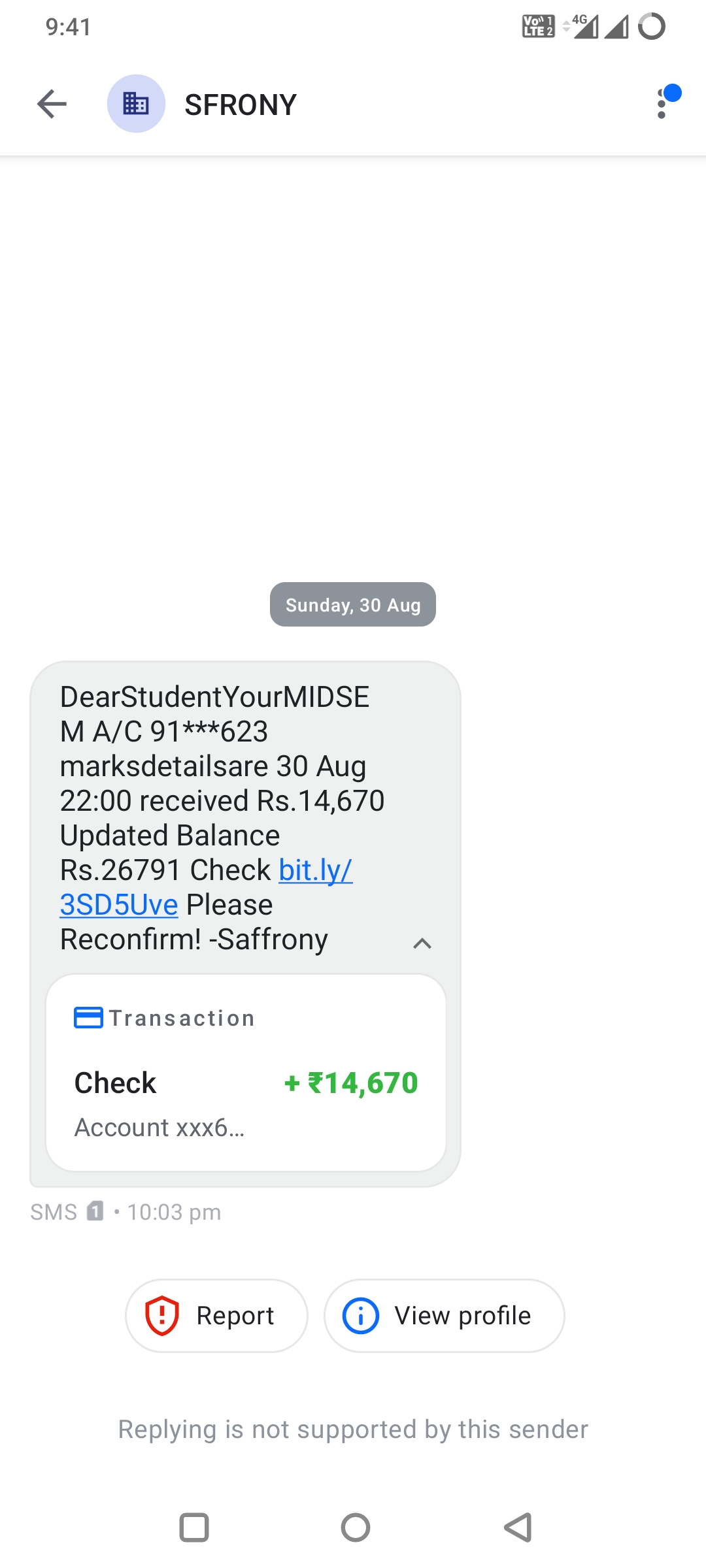 scammer msge