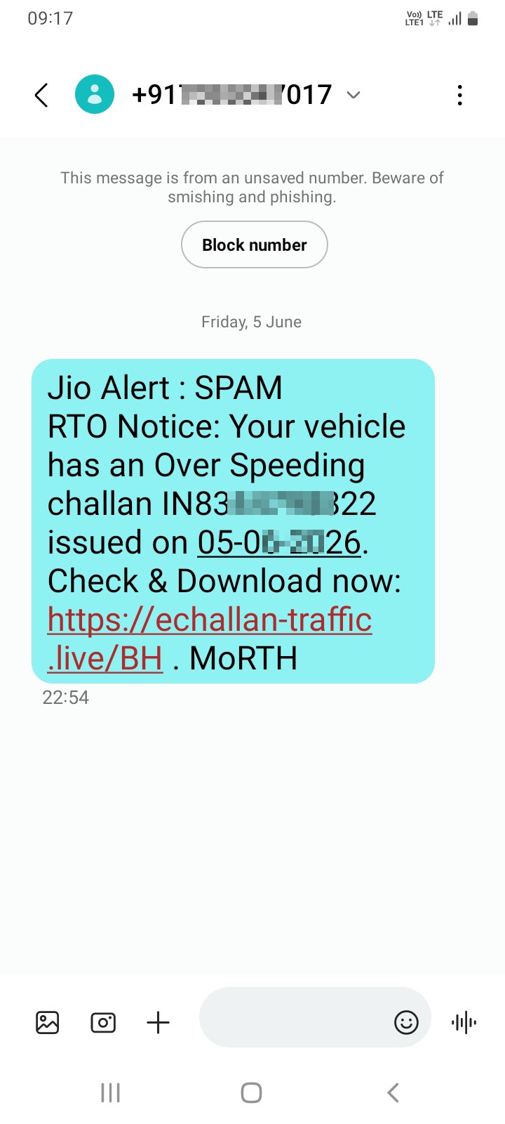 I have only one cycle but received this message, please be aware