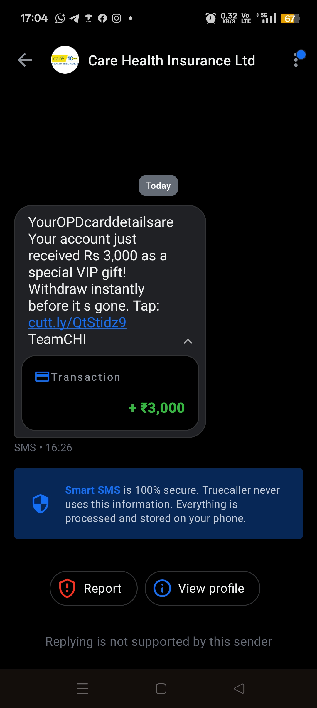 recieve today what is it 