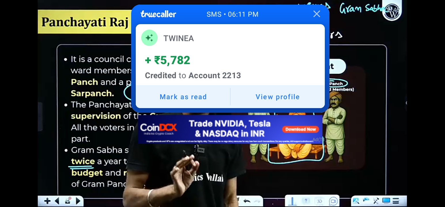 not to fully trust on Truecaller message 