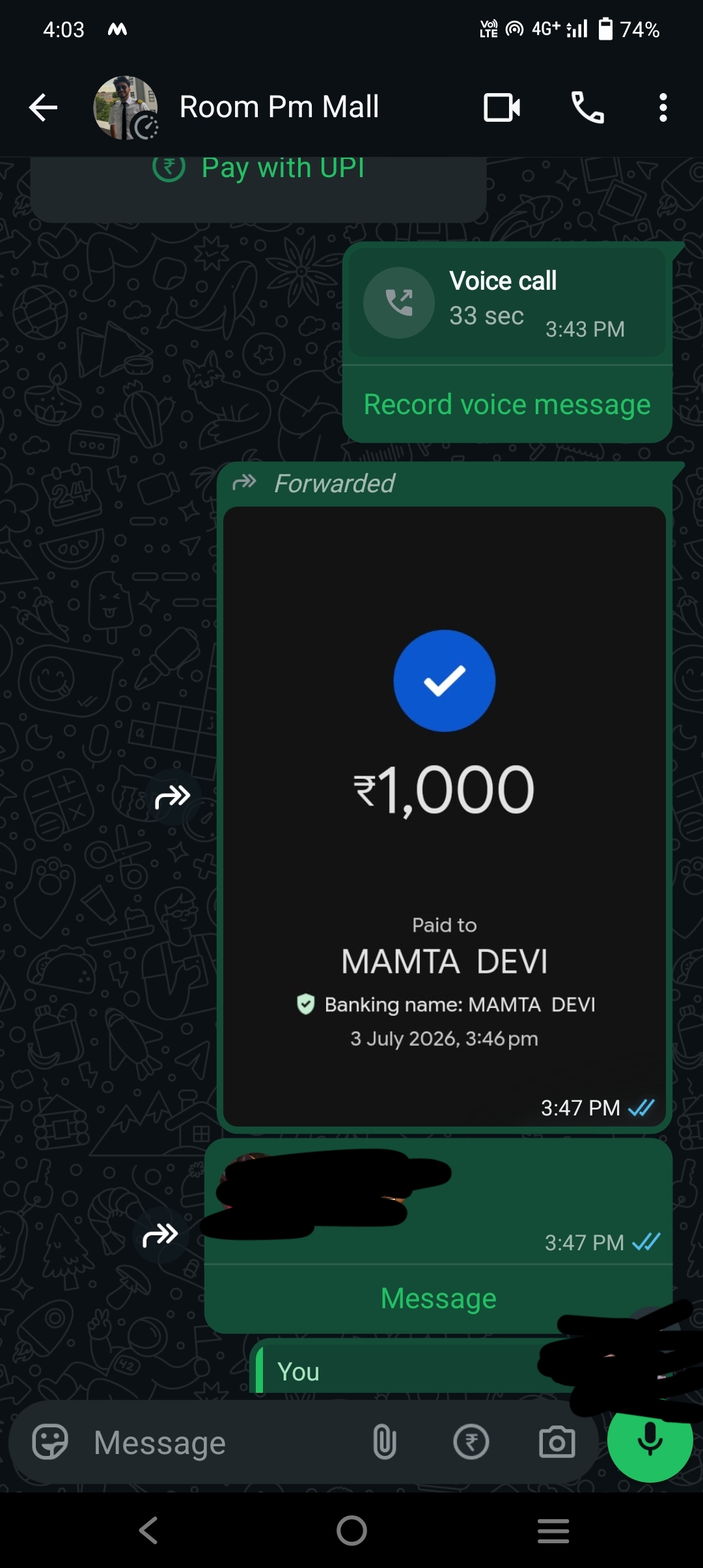 [PHONE] Scammed 1000rs from me  - image 2