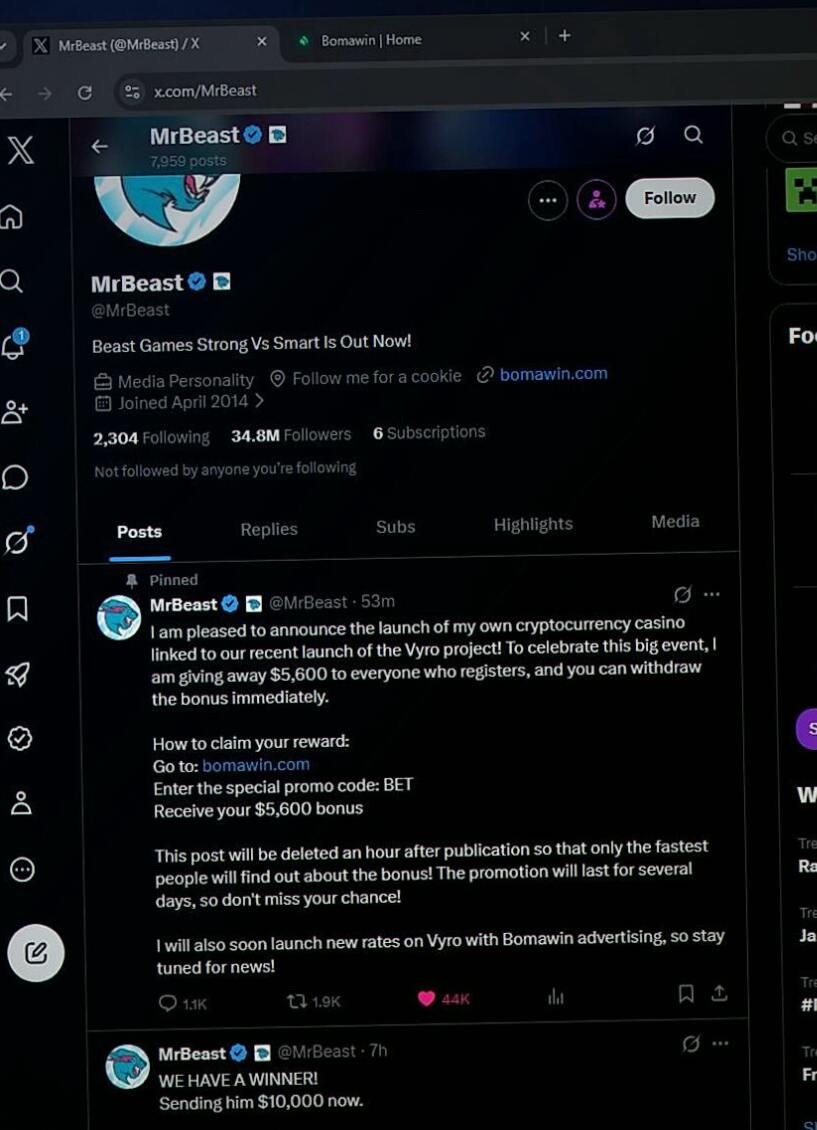 Discord scam (circulating very frequently)