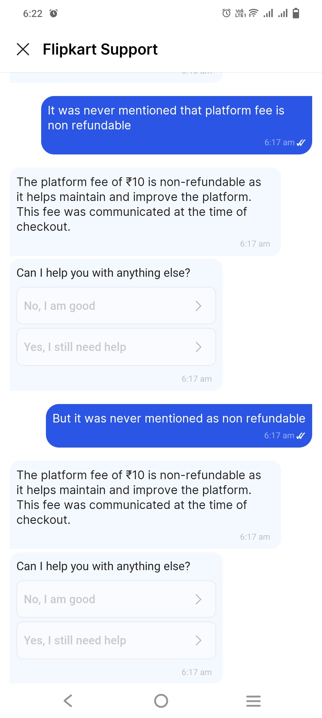 Flipkart platform fee scam - image 2
